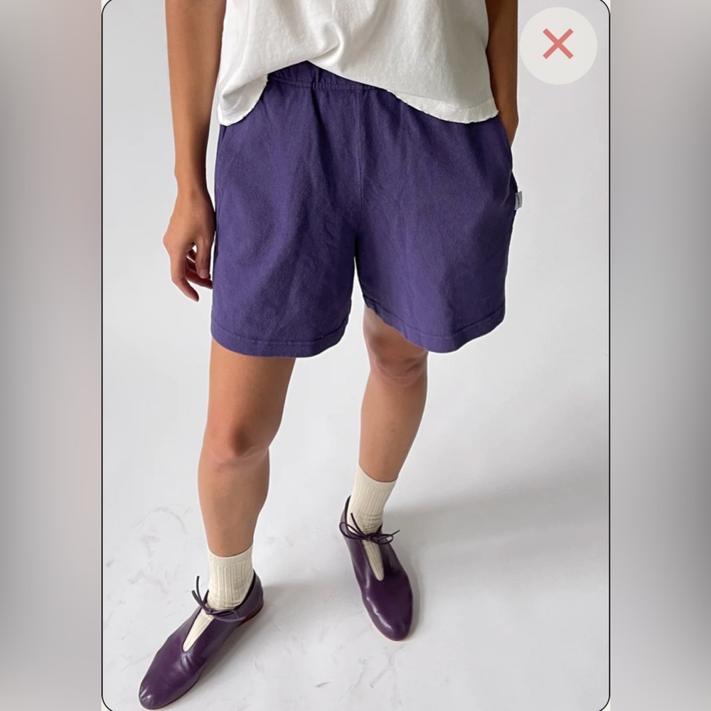 Le Bon Shoppe Flared Basketball Shorts Eggplant Medium